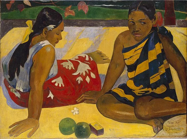 Parau api by Paul Gauguin, 1892