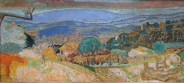 Paysage au Cannet by Pierre Bonnard, 1928