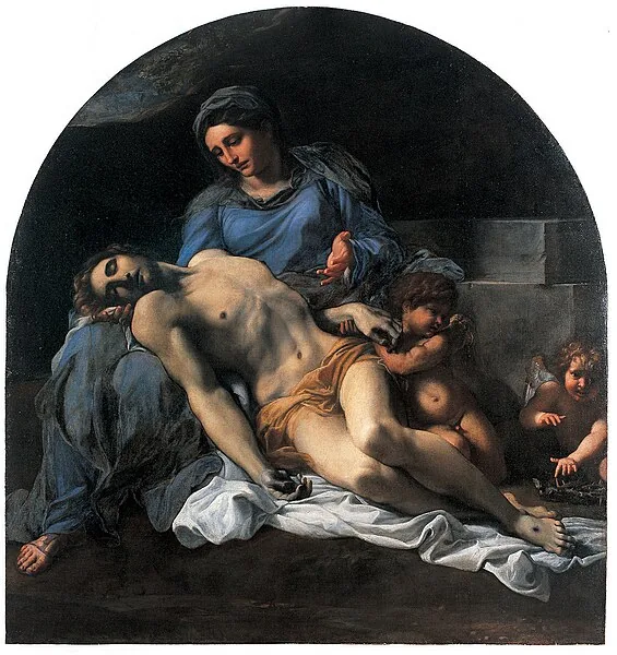 Pietà by Annibale Carracci, 1599