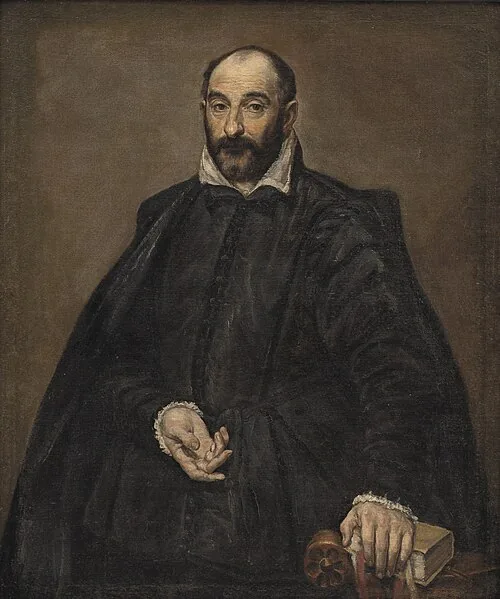 Portrait of a Man  by Doménikos Theotokópoulos, 1570