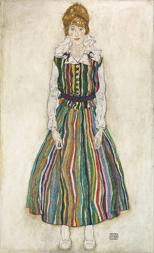 Portrait of Edith by Egon Schiele, 1915