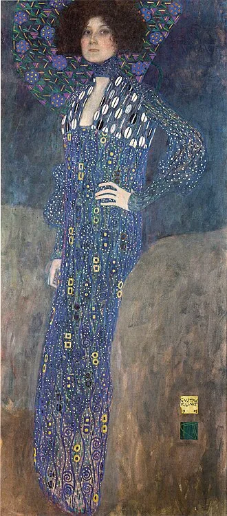 Portrait of Emilie Louise Flöge by Gustav Klimt, 1902