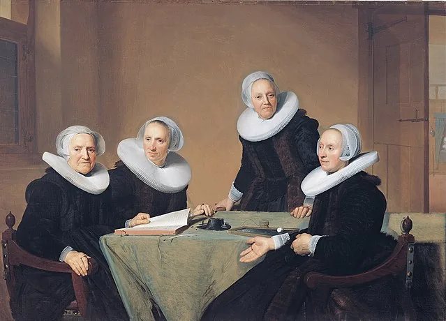 Regentesses of the Grote or St. Elisabeth Hospital by Johannes  Verspronck, 1641