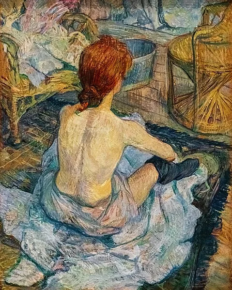 Rousse (La Toilette)  by Henri de Toulouse-Lautrec, 1896