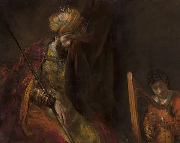 Saul and David by Rembrandt van Rijn, 1660