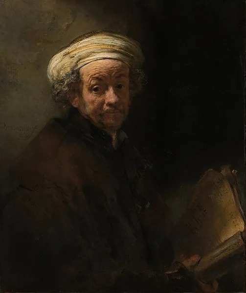 Self-Portrait as the Apostle Paul by Rembrandt van Rijn, 1661
