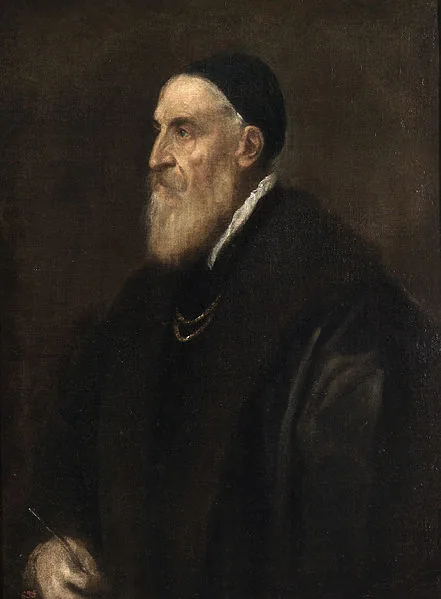 Self portrait by Tiziano Vecellio, 1562