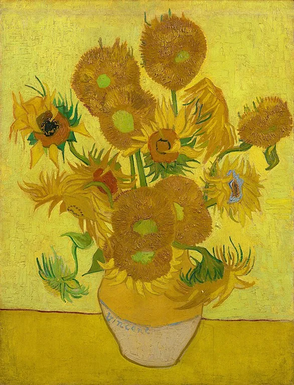 Sunflowers (1889) by Vincent van Gogh, 1889