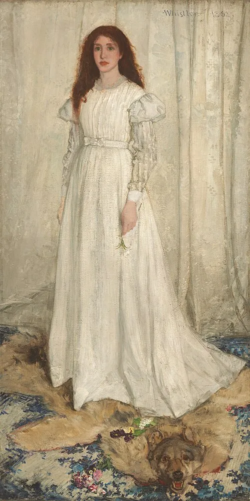 Symphony in White no 1 (The White Girl) by James McNeill  Whistler, 1862