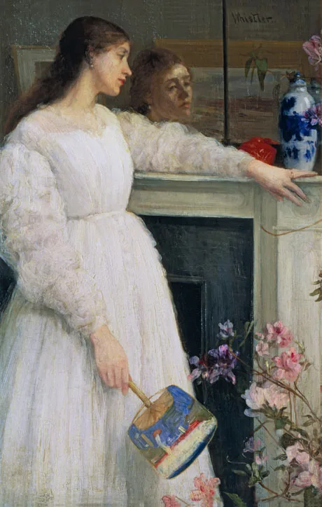 Symphony in White, No. 2: The Little White Girl by James McNeill  Whistler, 1864