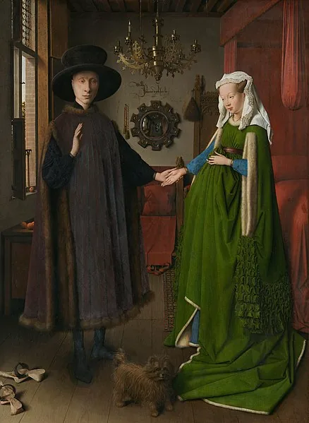 The Arnolfini Portrait by Jan van Eyck, 1434