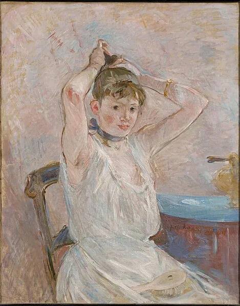 The Bath by Berthe Morisot, 1885