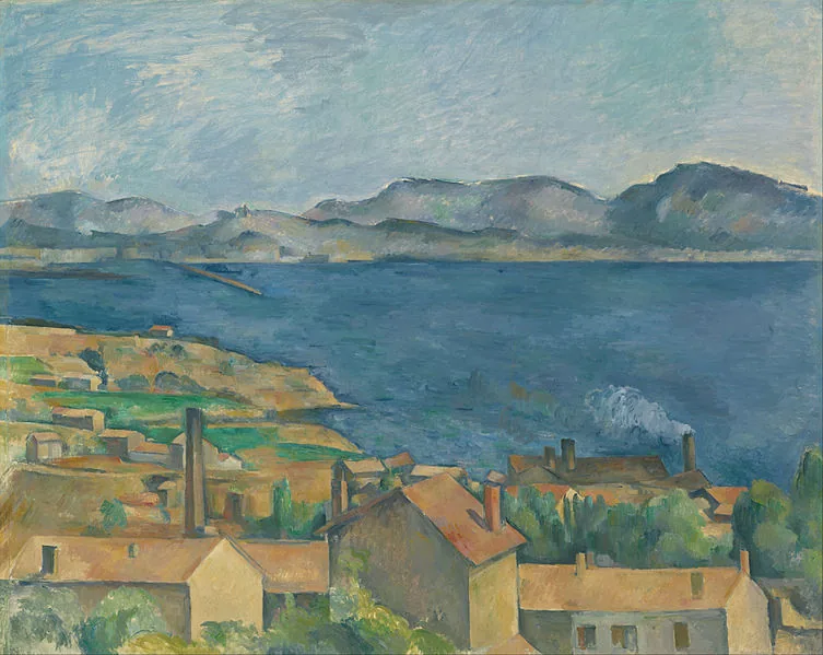 The Bay of Marseilles, Seen from L'Estaque by Paul Cézanne, 1885