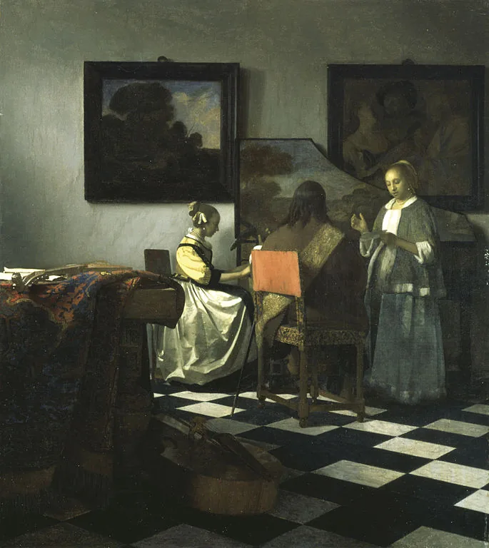 The Concert by Johannes  Vermeer, 1665