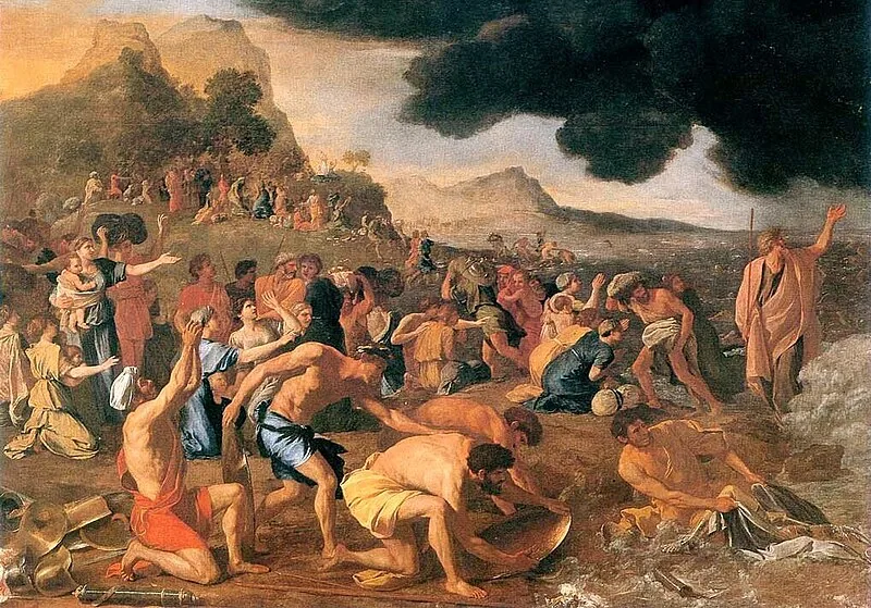 The Crossing of the Red Sea by Nicolas Poussin, 1634