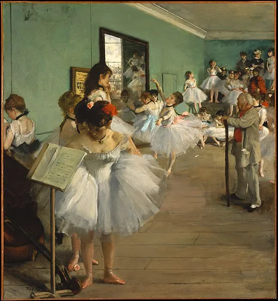The Dance Class by Edgar Degas, 1874