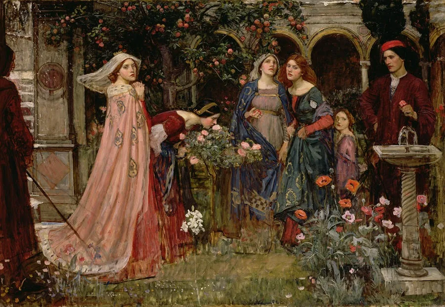 The Enchanted Garden by John William Waterhouse, 1916