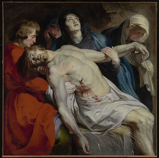 The Entombment by Peter Paul  Rubens, 1612