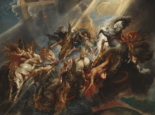  The Fall of Phaeton  by Peter Paul  Rubens, 1604
