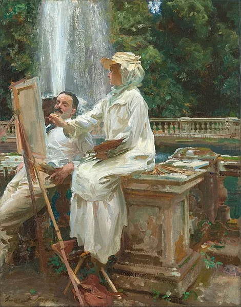 The Fountain, Villa Torlonia, Frascati by John Singer Sargent, 1907