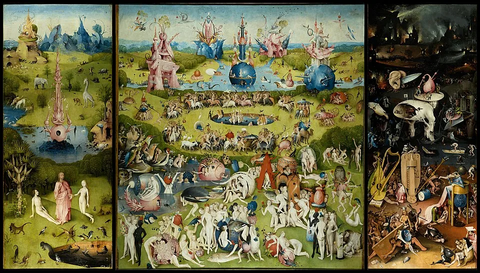 The Garden of Earthly Delights  by Hieronymus Bosch, 1490