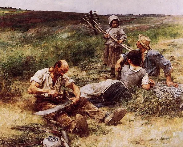 The Haymakers by Léon  Lhermitte, 1887
