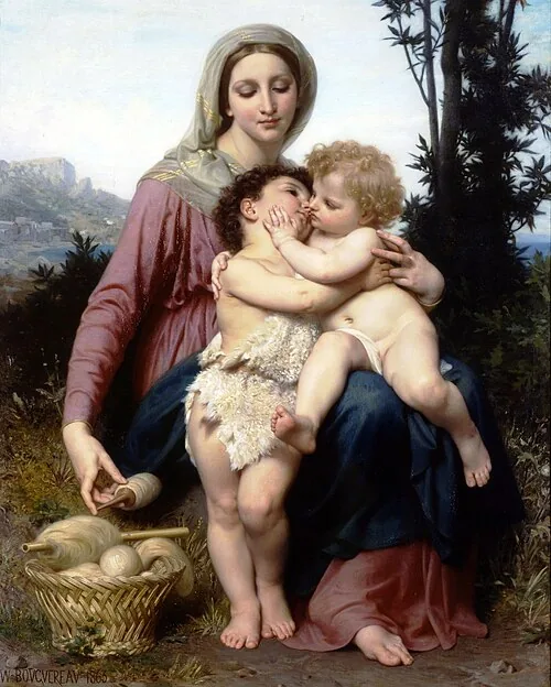The Holy Family by William-Adolphe Bouguereau, 1863