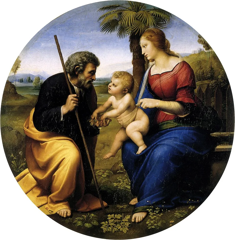 The Holy Family with a Palm Tree by Raffaello Sanzio da Urbino, 1506