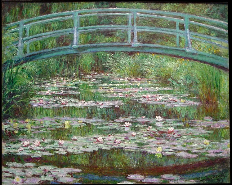 The Japanese Footbridge by Claude Monet, 1899