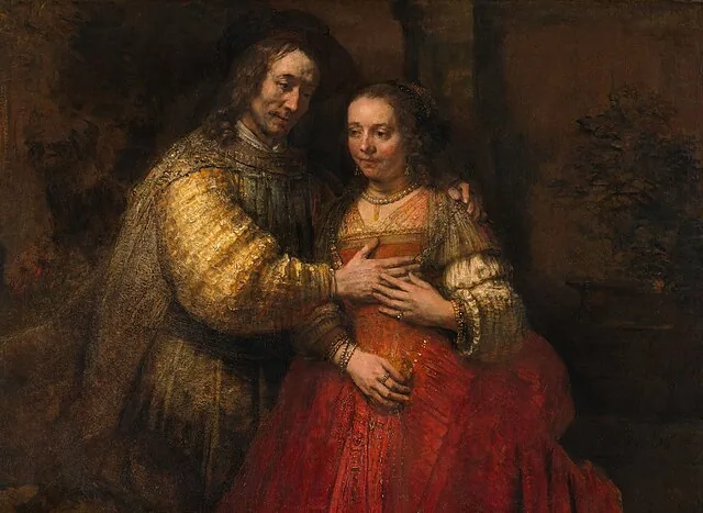 The Jewish Bride by Rembrandt van Rijn, 1668