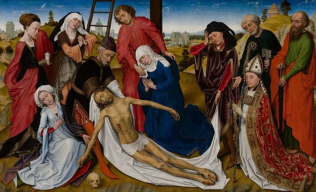 The Lamentation of Christ  by Rogier   van der Weyden, 1460