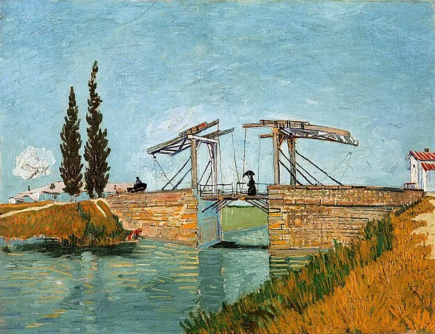 The Langlois Bridge   by Vincent van Gogh, 1888