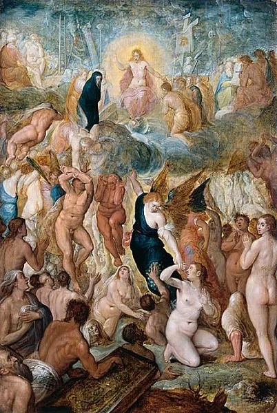 The Last Judgment by Hieronymus  Francken the Younger, 1608