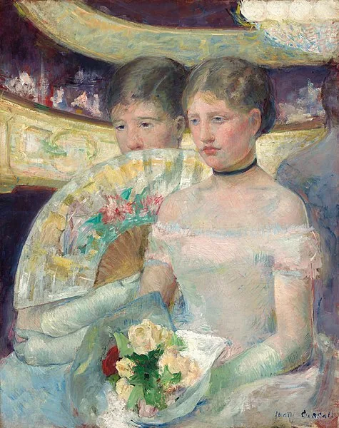 The Loge by Mary Cassatt, 1882