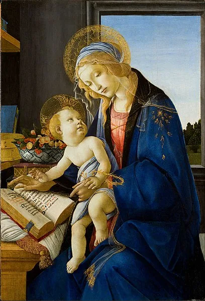 The Madonna of the Book by Sandro Botticelli, 1480