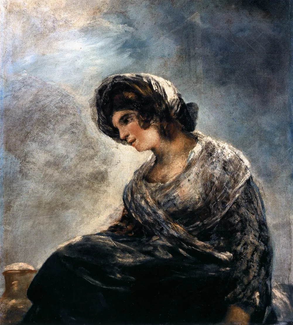 The Milkmaid of Bordeaux by Francisco José de Goya y Lucientes, 1825