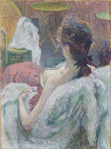 The Model Resting by Henri de Toulouse-Lautrec, 1889