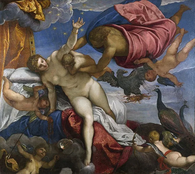 The Origin of the Milky Way by Jacopo Robusti, 1575