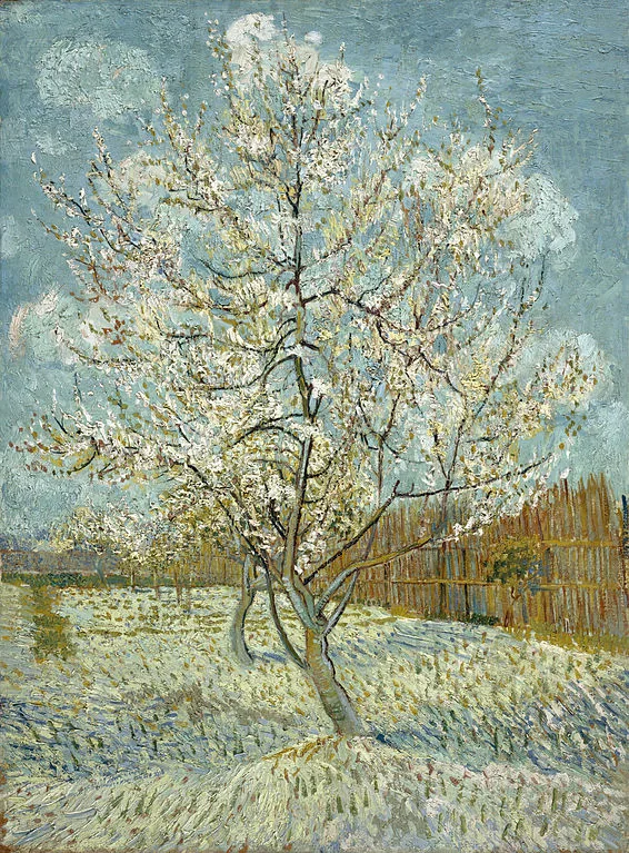 The Pink Peach Tree by Vincent van Gogh, 1888