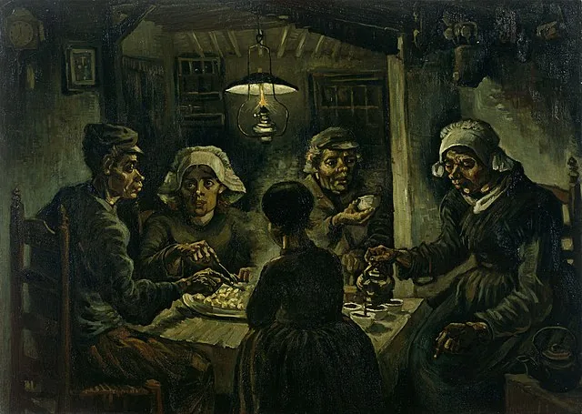 The Potato Eaters by Vincent van Gogh, 1885