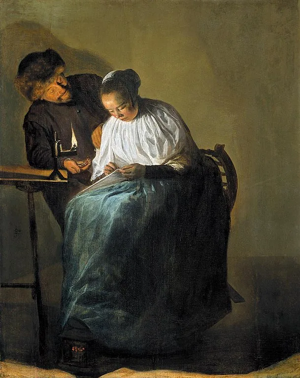 The Proposition by Judith  Leyster, 1631