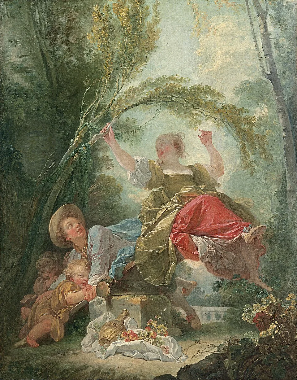 The See Saw by Jean-Honoré Fragonard, 1750