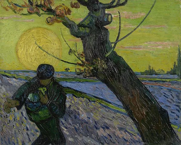 The Sower III (version 2) by Vincent van Gogh, 1888