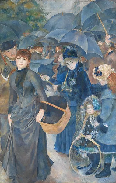 The Umbrellas by Pierre-Auguste Renoir, 1881