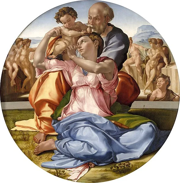  Tondo Doni by Michelangelo Buonarroti, 1506