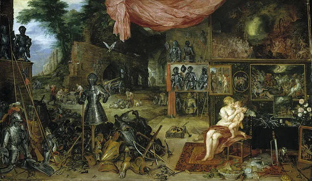 Touch (The Five Senses in Five Paintings) by Jan  Brueghel the Elder, 1617