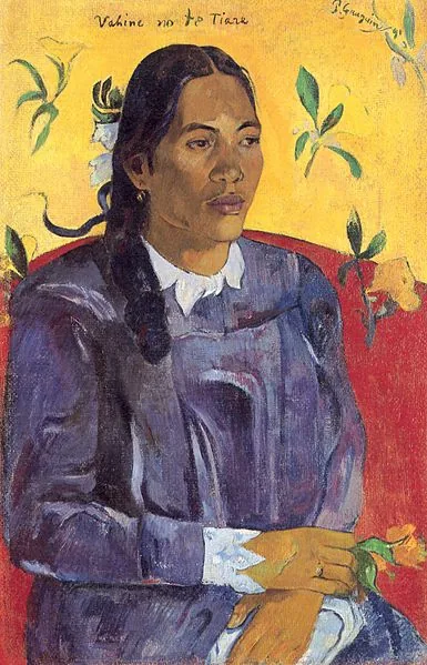 Vahine no te tiare by Paul Gauguin, 1891