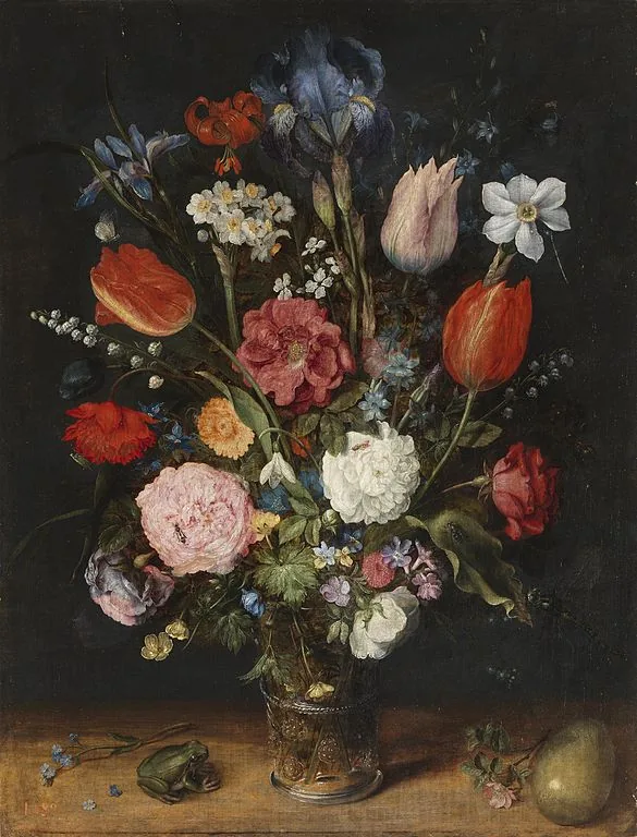  Vase of Flowers by Jan  Brueghel the Elder, 1580