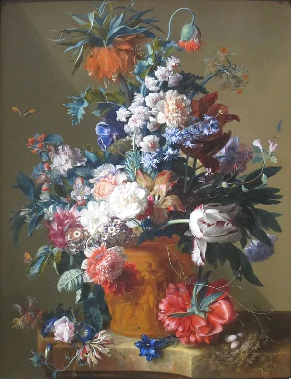 Vase of Flowers by Jan  van Huysum, 1722