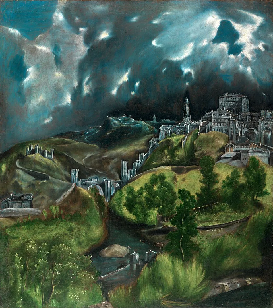 View of Toledo by Doménikos Theotokópoulos, 1596